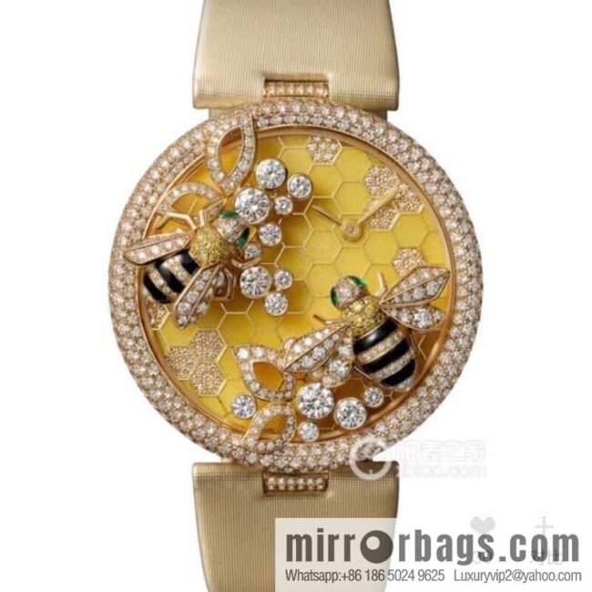 Cartier C White Bee Creative Gemstone Series 40mm Dial