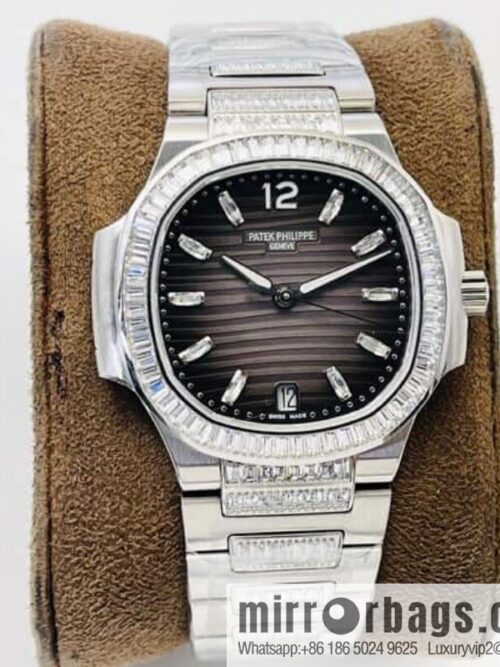 IMG_4158-800x8004uj1garsimr78936_20250630193453.jpg PP Patek Philippe customized 9015 to 324 S automatic integrated winding mechanical movement 7014 Ladies Nautilus limited edition series watch