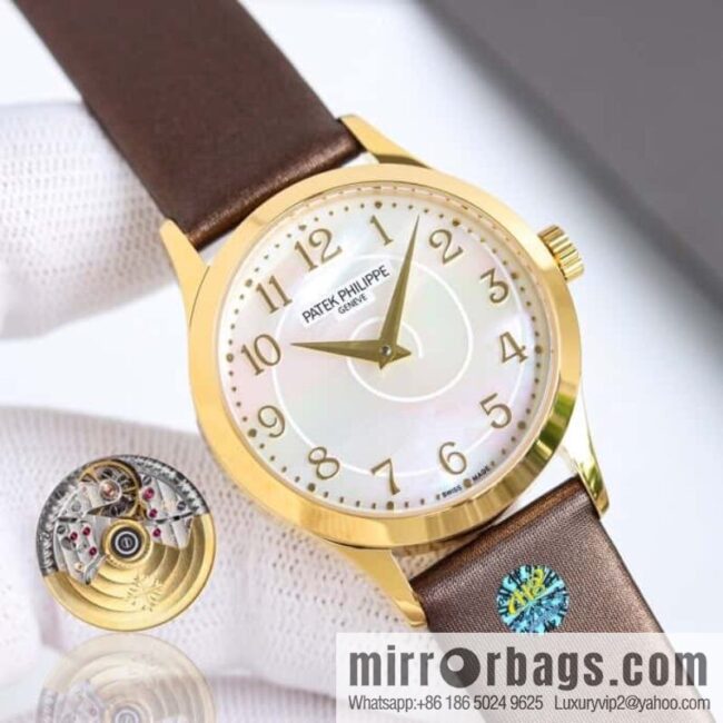 [TW Factory] New women\'s Patek Philippe classical watch series customized version movement changed to Cal.215 automatic movement 4968 watch