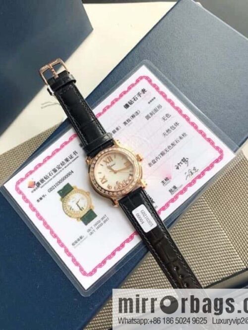 IMG_5921-800x8000peqrslgsjl69136_20250630134545.jpg High-end hard goods Chopard HAPPY DIAMONDS happy diamond series natural pearl shell dial case inlaid with 38 VS1.8 South African natural real diamonds ETA-955.112 for original movement watch