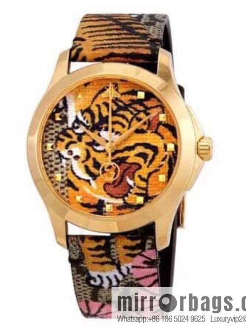 IMG_60210-800x800d41domsapdq69004_20250630134217.jpg New Gucci Original Gucci, original order~ Gucci G-Timeless original Swiss quartz movement neutral watch tiger surface~ 37mm diameter