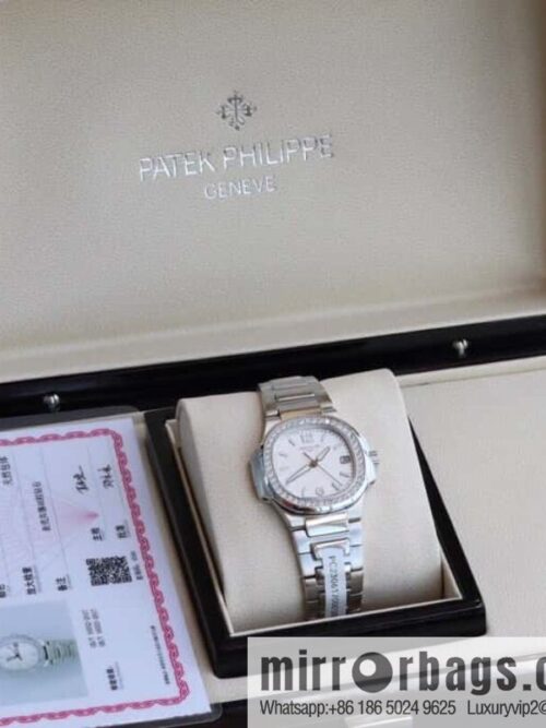 IMG_6360-800x800irjxarlaqmw60111_20250630015001.jpg PP Nautilus 7010 series, the most beautiful Nautilus real diamond 32mm ultra-thin quartz women\'s watch