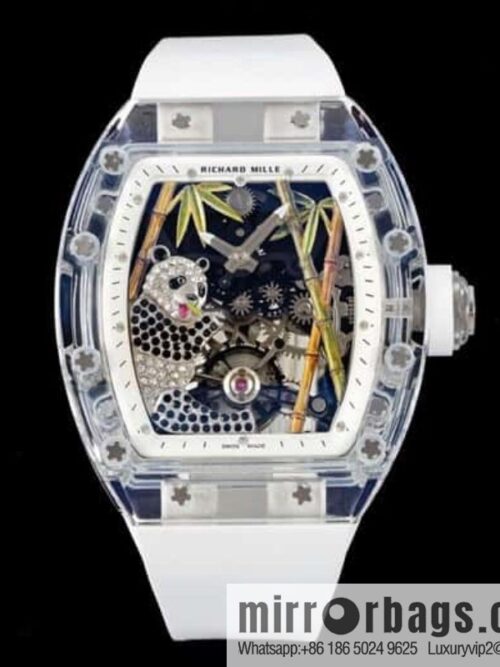 IMG_7324-800x800xeontz0mpyu49779_20250630001622.jpg RICHARD MILLE Panda Eats Golden Bamboo, Crystal RM26-01 Tourbillon Watch