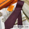 IMG_7494-800x800iqmlcmbhlwy75439_20250630173501.jpg Hermes 100% Top Twill Silk H-Pattern Jacquard Tie