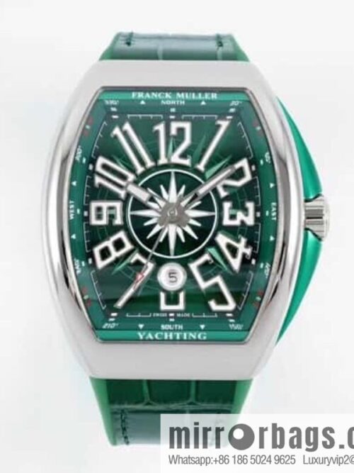 IMG_8146-800x800sc0innl3yyp38802_20250626052249.jpg ABF highest quality, green yacht, new arrival Franck Muller Vanguard Yachting V45 ETA2824 movement watch