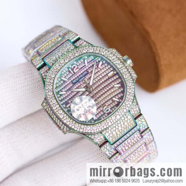 GR spends a lot of money to create a classic timepiece - Patek Philippe 7118 Ladies Nautilus, full of diamonds limited edition 324 S automatic integrated mechanical movement watch