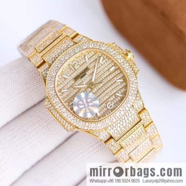 GR spends a lot of money to create a classic timepiece - Patek Philippe 7118 Ladies Nautilus, full of diamonds limited edition 324 S automatic integrated mechanical movement watch