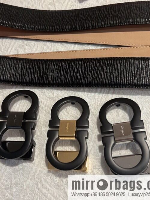 IMG_8699-1-800x8000k3eyea415373569_20250630161337.jpg Salvatore Ferragamo, metal buckle matte men\'s belt 3,5cm