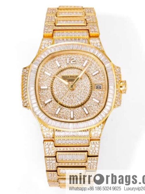 IMG_8929-800x8001etyg23ads227357_20250626005315.jpg Patek Philippe 7021 Ladies Nautilus 9015 changed to 324 S automatic integrated winding mechanical movement Nautilus 7021 gypsy