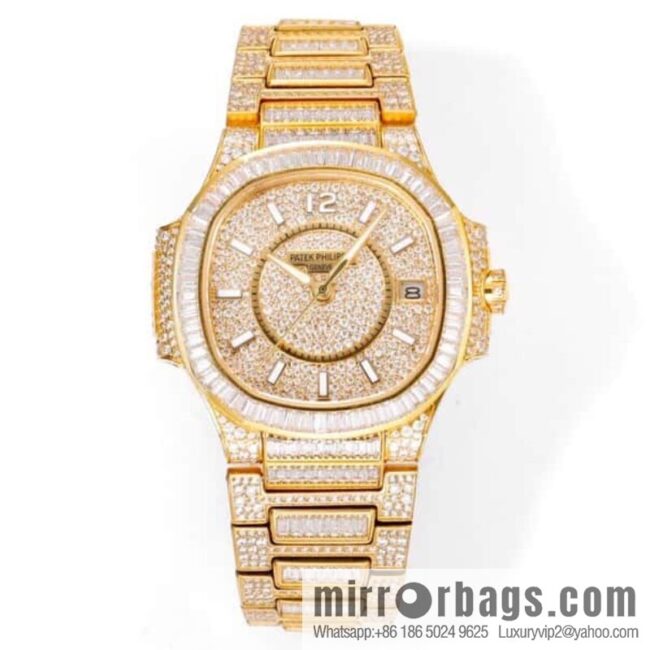 Patek Philippe 7021 Ladies Nautilus 9015 changed to 324 S automatic integrated winding mechanical movement Nautilus 7021 gypsy