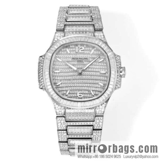 Patek Philippe 7021 Ladies Nautilus 9015 changed to 324 S automatic integrated winding mechanical movement Nautilus 7021 gypsy