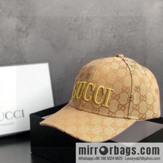 GUCCI Gucci simple atmosphere embroidered baseball cap
