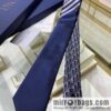 Dior 100% Top Handmade Custom Do Letter Striped Tie