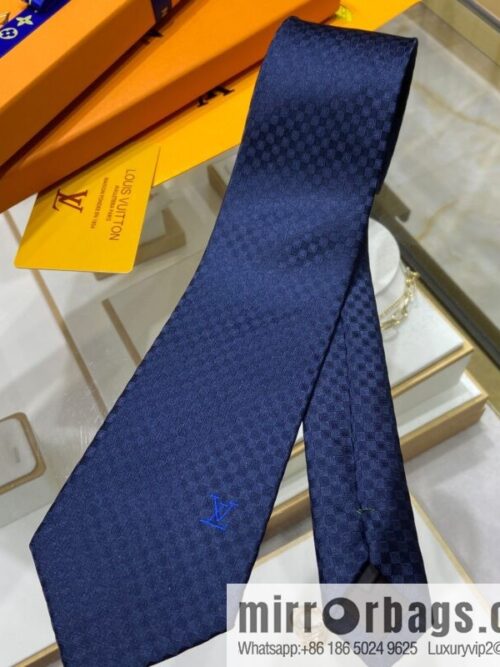 a1653572495900_7427-800x800suvuwqyt4or75233_20250630172419.jpg LV Louis Vuitton 100% Top Jacquard Silk L Checked Tie