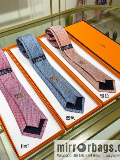 a1654436787745_8861-800x800dp4kpeir5zx75153_20250630172016.jpg Hermes 100% Premium Twill Silk Mesh Print Tie