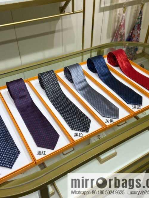 a1655645258464_2315-800x800gwvfb1dgabq74951_20250630170858.jpg LV Louis Vuitton 100% Top Jacquard Silk Logo Tie