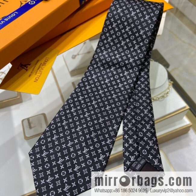 a1655645258466_6702-800x800wahm4gx2n1r74957_20250630170909.jpg LV Louis Vuitton 100% Top Jacquard Silk Logo Tie