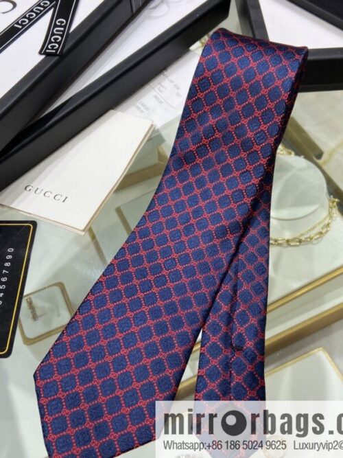 a1655906630007_2273-800x800cec2wvbn41y74865_20250630170257.jpg GUCCI Gucci 100% Top Jacquard Silk GG Rhombus Pattern Tie 571800