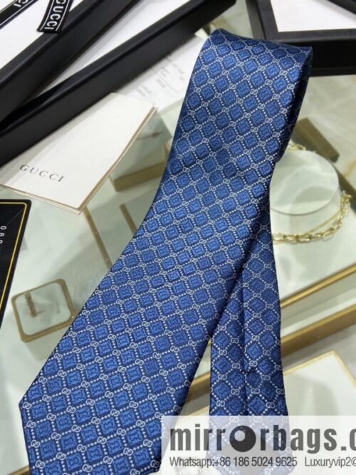 a1655906637594_6362-800x800upf5pm3nbcm74875_20250630170333.jpg GUCCI Gucci 100% Top Jacquard Silk GG Rhombus Pattern Tie 571800