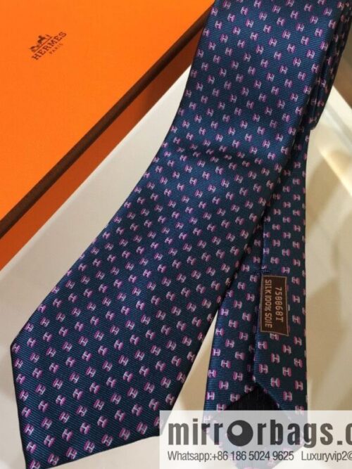a1662386435532_6514-800x800o2dw31evgh474644_20250630165312.jpg Hermes 100% Top Twill Silk Overlay Tie