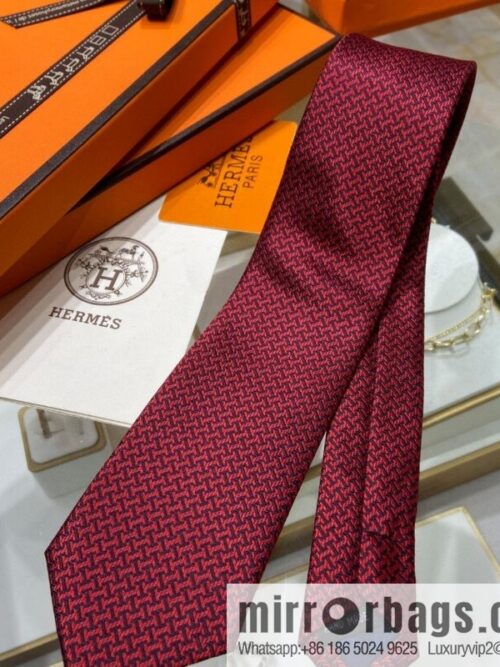 a1662987658160_6123-800x800ou2qgebjwqs74506_20250630164641.jpg Hermes 100% Top Twill Silk Geometric H-Pattern Tie