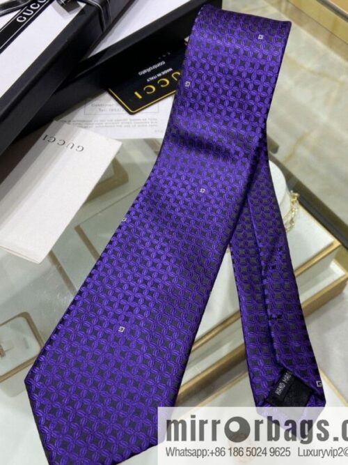 a1663942176720_0721-800x800x0dai50lopm66196_20250630121406.jpg GUCCI Gucci 100% Top Jacquard Silk GG Clover Tie