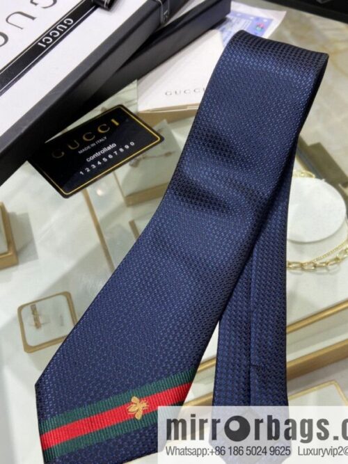 a1664198754415_7743-800x800gx3lksur0px66154_20250630121242.jpg GUCCI Gucci 100% Top Jacquard Silk Bee Weaving Trim Tie 456510