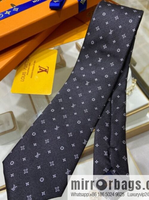 a1665150737518_5485-800x800b1x1i3zmuto65927_20250630120328.jpg LV Louis Vuitton 100% Top Jacquard Silk Logo Tie