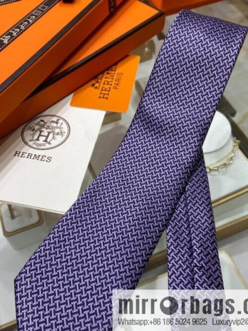 a1665410804443_5721-800x800s4stiuk3a1m65876_20250630120032.jpg Hermes 100% Top Twill Silk Geometric H-Pattern Tie