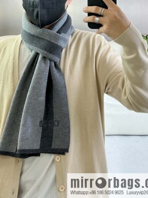 a1697210112820_0233-800x800kp0pyrtzoem33411_20250626032208.jpg GUCCI classic stripes, imported knitted cashmere, high-end men\'s scarf