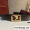 Stefano. Ricci Stephen, stainless steel hand-carved craft eagle head selection cowhide pressed texture belt 3.8cm