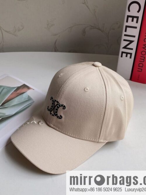 i1647515582_5134_1-800x800zpkms2eqi0b47128_20250629235034.jpg CELINE spring and summer new letter embroidered baseball cap