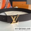 LV/Louis Vuitton, imported cowhide double-sided belt men 4.0cm