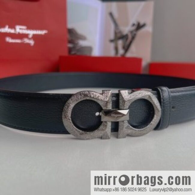 Ferragamo Ferragamo, a selection of high-quality materials for men\'s business 3.5cm belt