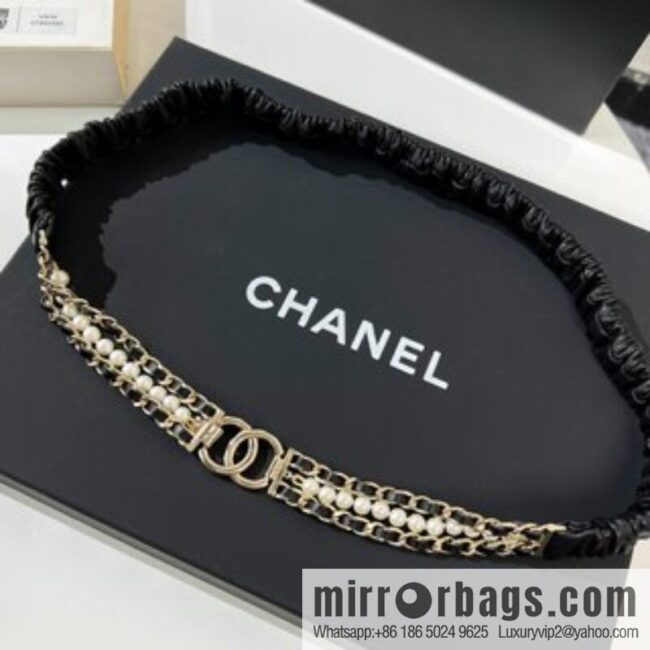 New ☑️ Chanel double c lambskin belt belt chain