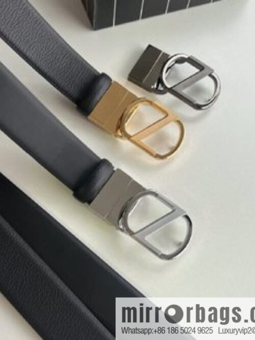 Z ZEGNA Zegna men\'s black first layer cowhide leather plate buckle belt 3.5cm