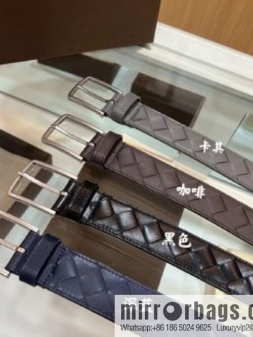 i1654091618_3163_0-800x8002nzkstdowu464915_20250630112401.jpg BV Bottega Veneta, imported cowhide adopts hand-woven matte pin buckle belt 3.5cm belt
