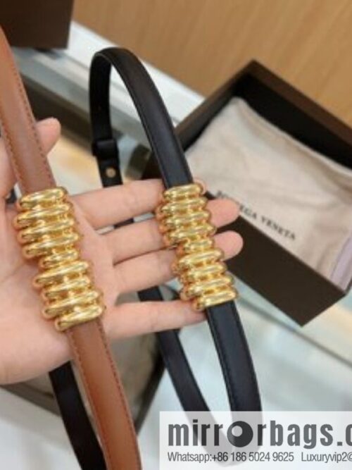 i1655297940_2095_0-800x800bgvrj0zz5rt63557_20250630102332.jpg BV Baodian Home, Brown Gold Metal Buckle Wrapped Irregular Design Gold Ring Decorative Waist Belt