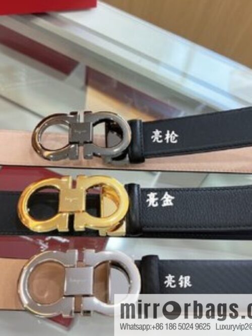 i1655425684_5130_0-800x800ars50mumzel64694_20250630111610.jpg Salvatore Ferragamo Exquisite Counter Version Double Circle Horseshoe Metal Buckle Men\'s 3.5cm Belt