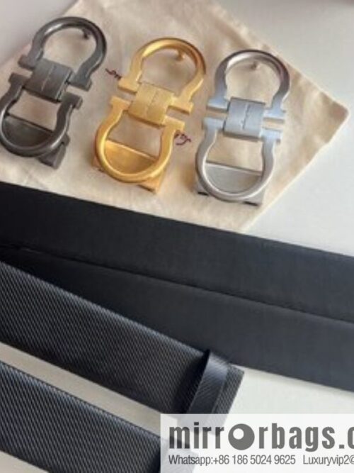 i1656463832_7505_0-800x800nclhwgj50u164542_20250630111006.jpg Ferragamo Ferragamo, Cowhide Embossed Gancini Metal Buckle Men\'s 3.5cm Belt