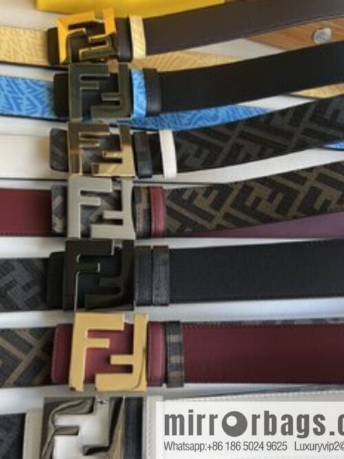 i1657500516_3741_0-800x8002kbdffouro264378_20250630110456.jpg FENDI Fendi, double negative ion metal buckle printed fabric cowhide bottom lining 4.0cm width
