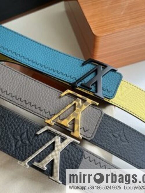 i1657933475_6053_0-800x800xxwg34dr2l464288_20250630110235.jpg LV/Louis Vuitton Monogram lnitiales Color. Blocks Double Sided Belt 40mm