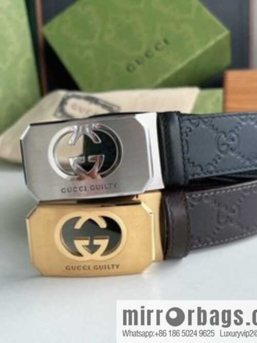 i1658191732_1268_0-800x800lvc4nikvike64256_20250630110136.jpg Gucci Gucci Sin Love Burning Love Perfume Inspiration Metal Buckle Belt First Layer Cowhide Embossed 35MM Belt