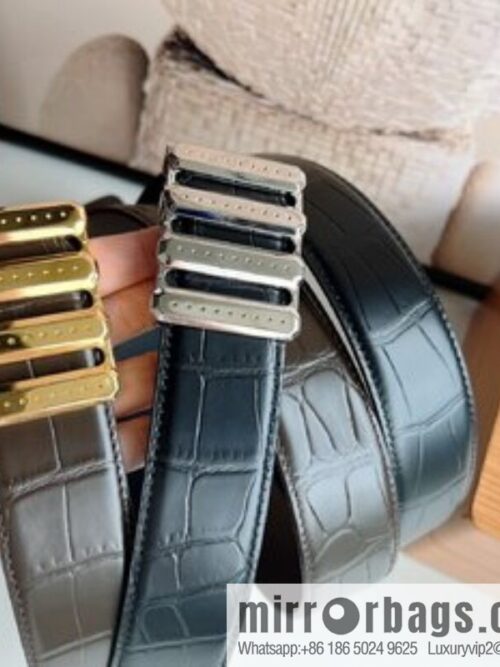 i1658191896_8429_0-800x800b1i2dviqupz64236_20250630110032.jpg STEFANO RICCI Stephen Raunich counter version stainless steel hollow inner buckle, 3.8cm first layer cowhide imitation crocodile leather belt