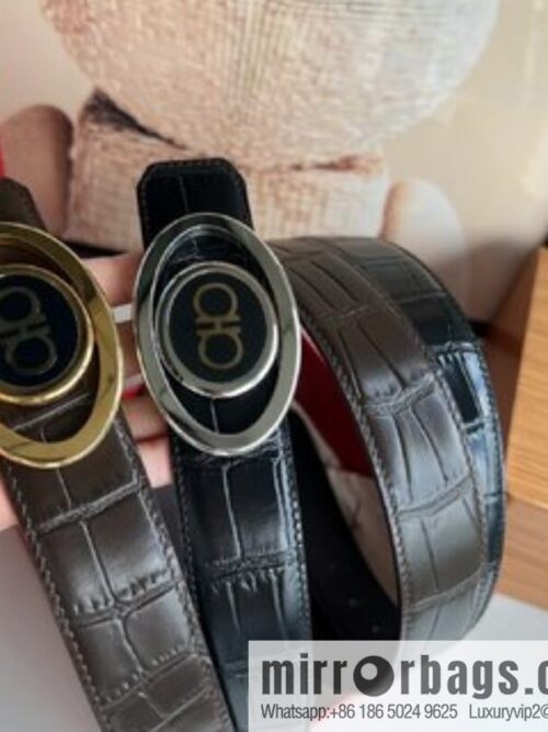 i1660957460_1641_0-800x8005zxsshtlru463524_20250630101916.jpg Salvatore Ferragamo Men\'s 3.5cm stainless steel flip resin buckle, imported cowhide pressed crocodile belt