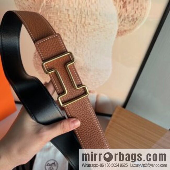 Hermes 2021 Trend Series Element Belt 38cm