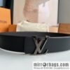 LV Louis Vuitton Shake 40mm Double Sided Belt for Men 4.0MM