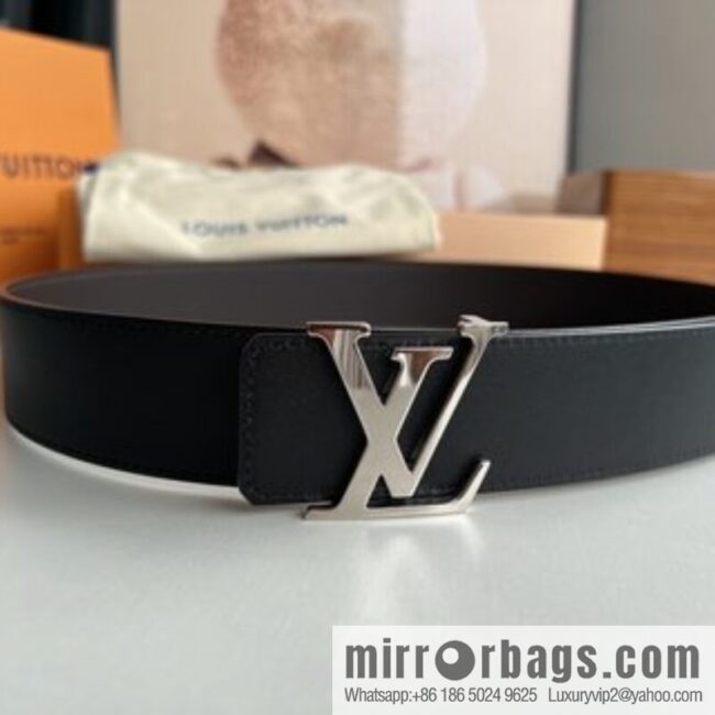 LV Louis Vuitton Shake 40mm Double Sided Belt for Men 4.0MM