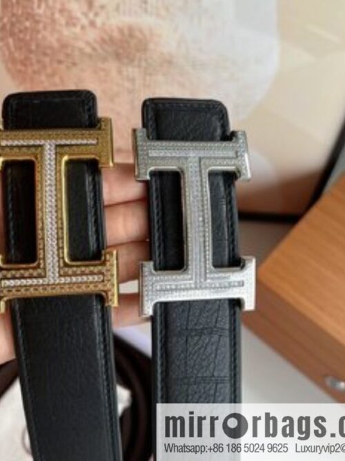 i1663027832_1386_0-800x80015jruhycfvk55050_20250630010351.jpg Hermes Hermes, Men\'s 3.8cm Stainless Steel H Diamond Buckle Men\'s Belt