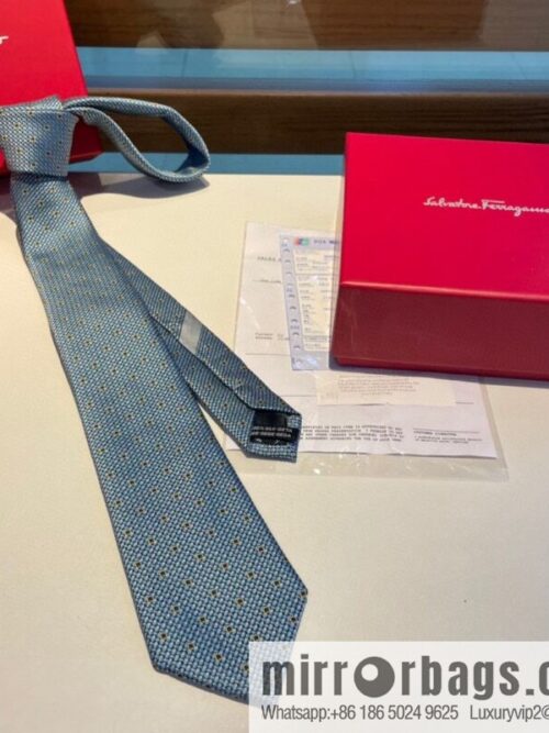 i1664203819_2996_7-800x800h5vbklbj3vy66123_20250630121138.jpg Ferragamo Ferragamo 100% Top Twill Silk Men\'s New Tie